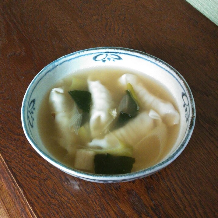 お手軽餃子スープ